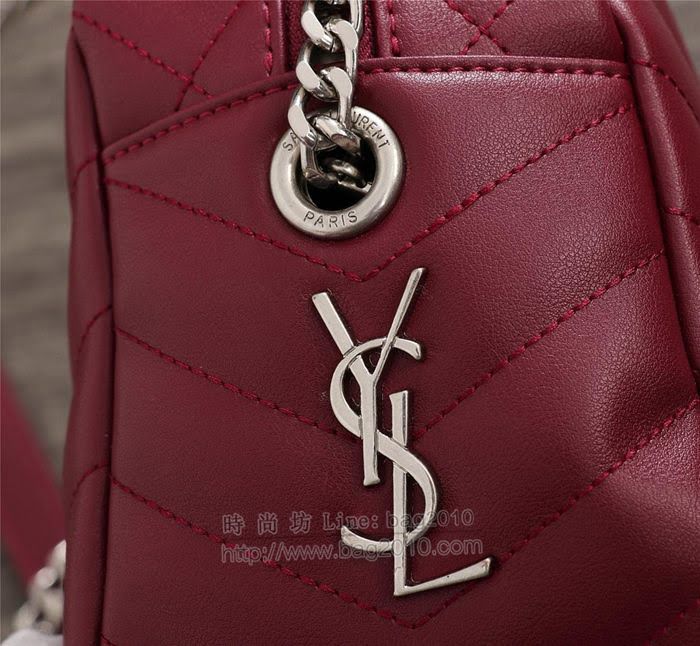 YSL女包 26606 爆款 頭層原版牛皮 前翻蓋手袋 聖羅蘭鏈條斜跨包  yas1702